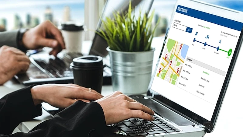 Delivery tracking system for ecommerce and modish online business