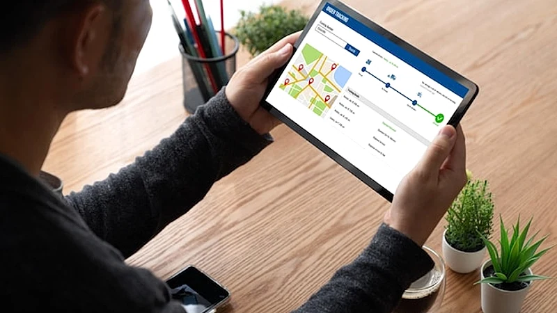 Delivery tracking system for ecommerce and modish online business