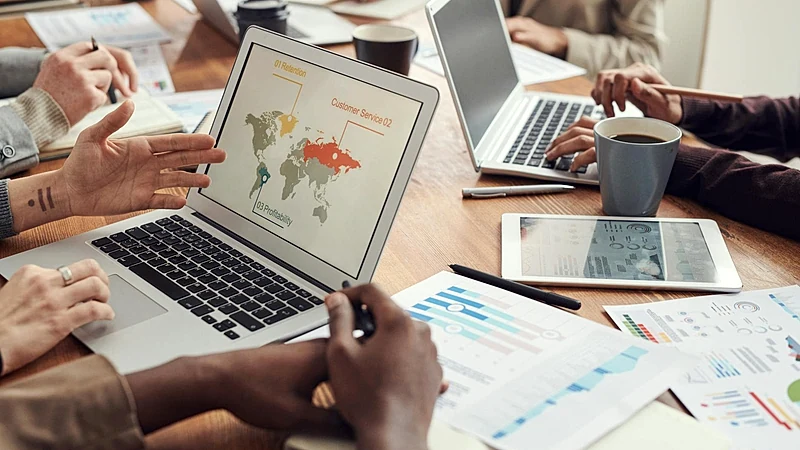 Screenshot eines Google Analytics Dashboards mit Traffic-Statistiken